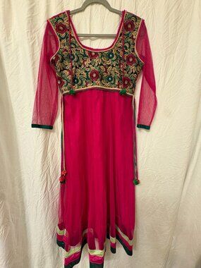 Vibrant, gorgeous Anarkali gown. Womens size small.